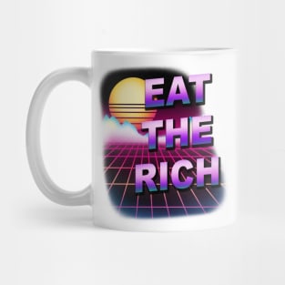 Eat the Rich - Vaporwave Mug